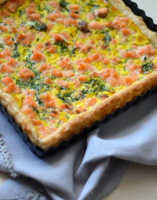 Crostata di salmone