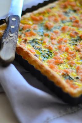 Crostata di salmone