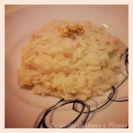 Risotto salmone e pistacchi