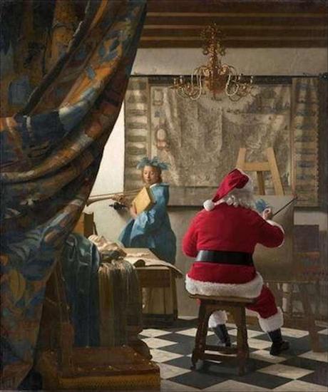 Babbo Natale nei dipinti famosi - Johannes Vermeer