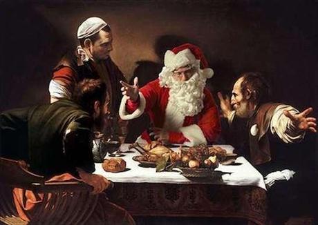 Babbo Natale nei dipinti famosi - Caravaggio