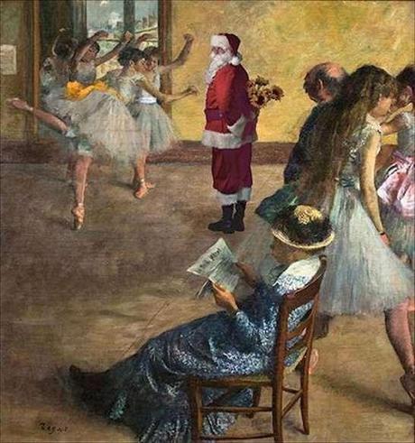 Babbo Natale nei dipinti famosi - Edgar Degas