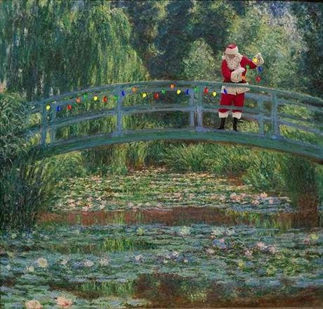 Babbo Natale nei dipinti famosi - Claude Monet