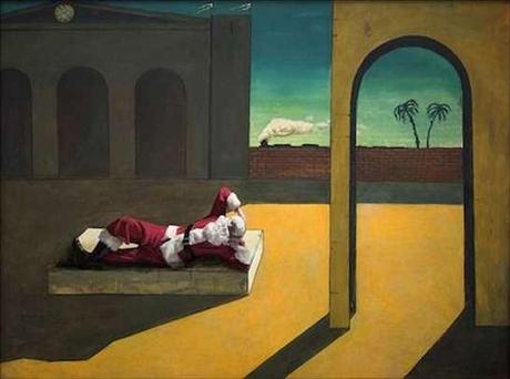 Babbo Natale nei dipinti famosi - Giorgio de Chirico
