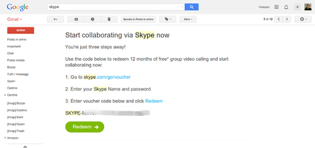 Come ottenere Skype Premium gratis per un anno