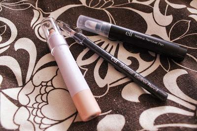 Review Elf #2 - Shimmer Eyeliner Pencil, Makeup Remover Pen & Jumbo Eyeshadow Stick