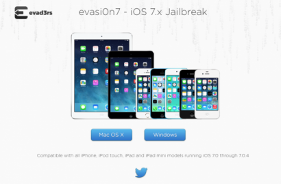 evasi0n7 410x269 Jailbreak iOS 7 untethered per iPhone 4, 4S, 5, 5C, 5S jailbreak iPhone iPad iOS 7 guida 