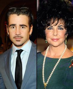 Colin Farrell e Liz Taylor