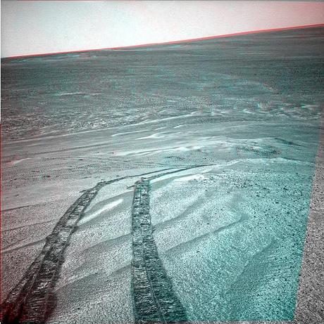 Opportunity sol 3472 NavCam anaglyph
