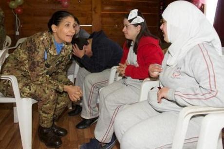 Libano del Sud/ Shama. I ragazzi del “Mosan Centre” ospiti del contingente Italiano