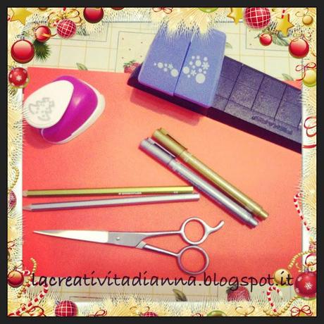 Tutorial albero di Natale realizzato con le palline e cartoncini d'auguri