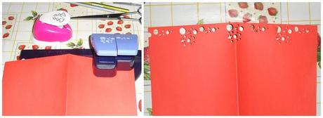 Tutorial albero di Natale realizzato con le palline e cartoncini d'auguri