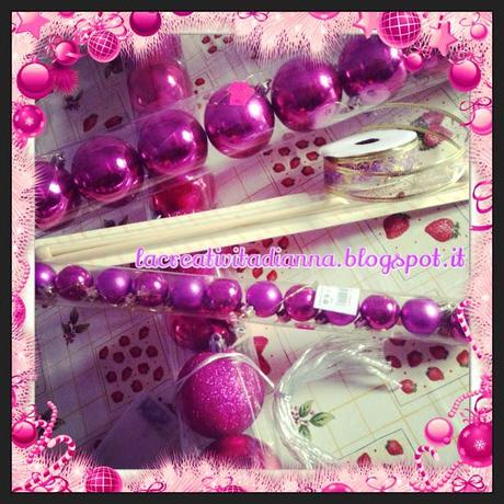 Tutorial albero di Natale realizzato con le palline e cartoncini d'auguri