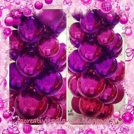 Tutorial albero di Natale realizzato con le palline e cartoncini d'auguri