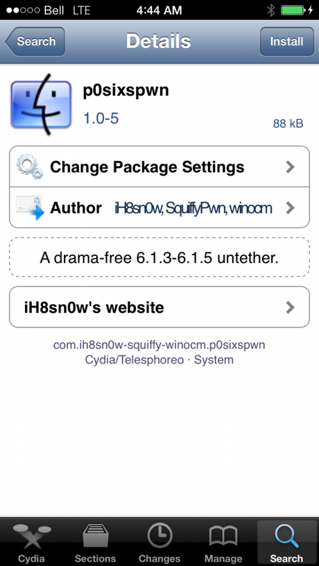 Cydia-Untether-Beiphone