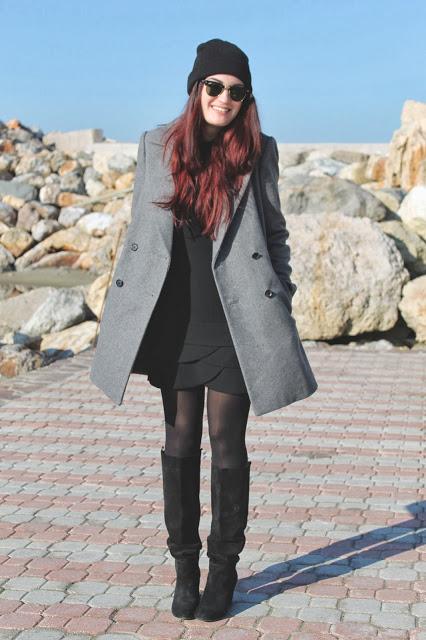 Outfit || GREY COAT