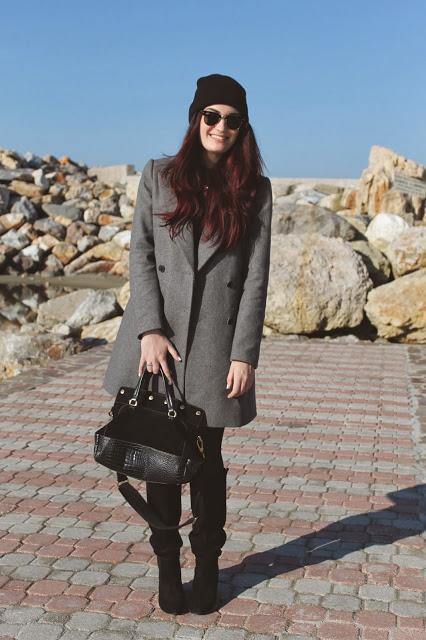 Outfit || GREY COAT