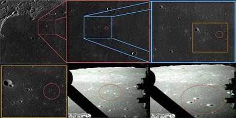 Chang'e 3 landing site map