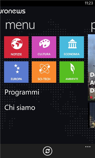  euronews arriva ufficialmente sui terminali WP8