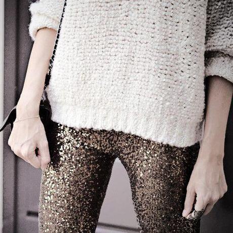 sequins pants