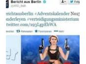 Berlino: Ursula Leyen, ministro Difesa come Lara Corft: poelmica