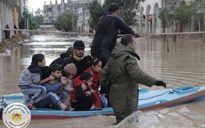 Natale a Gaza con il blocco e l’alluvione