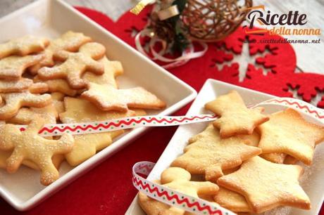 ricetta biscotti Natale 