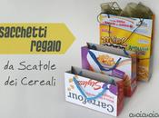 Come fare sacchetti regalo scatole cereali