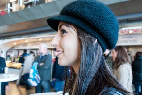 Beanie con visiera, Stazione Roma Termini.