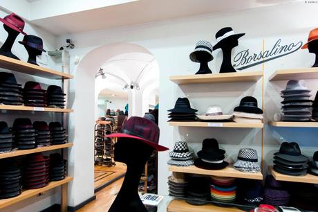 Boutique Borsalino in Via Sistina.