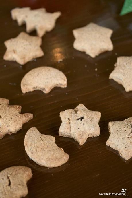 Auguri di Natale con biscotti al grano saraceno