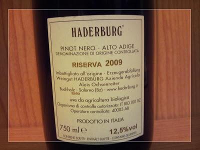 Südtiroler Blauburgunder Doc Hausmannhof Pinot Nero Riserva 2010 - Haderburg