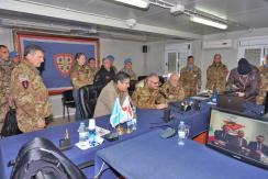Libano del Sud/ Shama. Il Ministro della Difesa in visita al contingente italiano in Libano