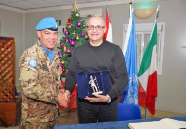 Libano del Sud/ Shama. Il Ministro della Difesa in visita al contingente italiano in Libano