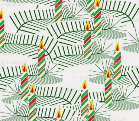 PPJ IN VACANZE NATALIZIE: CANDELE DA SPOONFLOWER