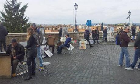 Passeggiata di Natale al Pincio e a Trinità de' Monti. La prima e l'ultima volta...