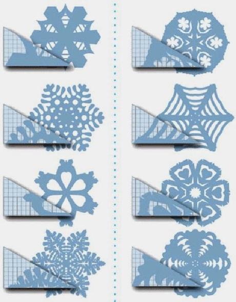 PPJ IN VACANZE NATALIZIE: TUTORIALS PER REALIZZARE FIOCCHI DI NEVE DI CARTA