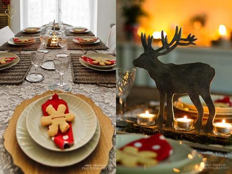 Christmas tablescape