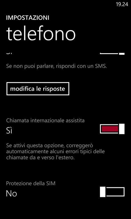 Cambiare il codice PIN telefono Nokia Lumia 520