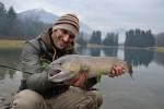 Trote grandi per grandi auguri! La pescata di Natale in laghetto