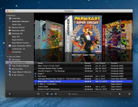 Coverflow Recently Added 640x497 OpenEmu, il miglior emulatore di vecchi giochi per Mac