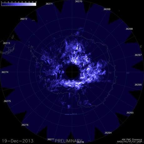 Nubi Nottilucenti 23 Dicembre AIM