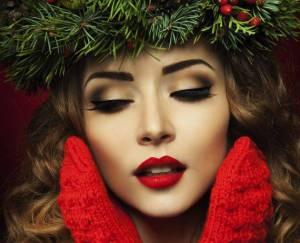 labbra rosse, makeup capodanno 