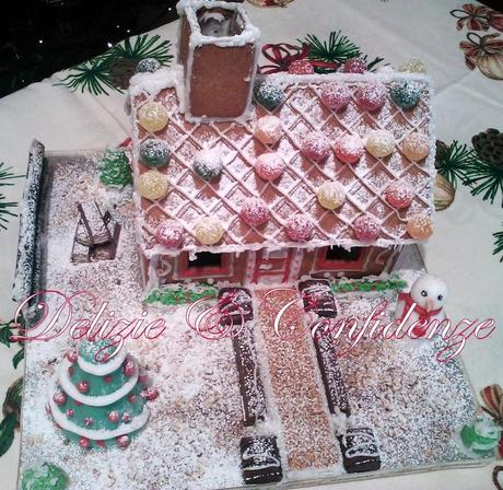 Casetta di pan di zenzero ( la mia gingerbread house per gli allergici a latte e alle uova !! )