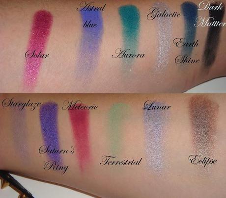 Swatch e impressioni Celestial Palette by Sleek