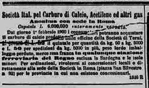 carburo di calcio stampa 2 2 1900