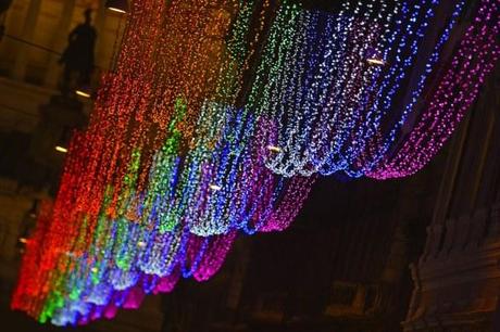 Luminarie rainbow Roma