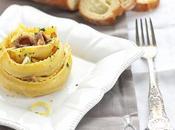 Pappardelle ripiene tonno burro alle acciughe scorza limone briciole croccanti)