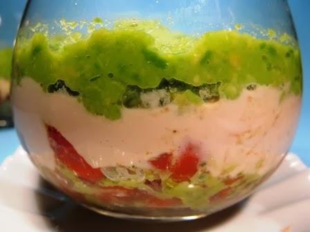 Antipasti per il cenone la  4° ed ultima puntata ovvero: Le Verrine al salmone e avocado