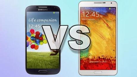 Differenze tra il Samsung Galaxy Note 3 e il Galaxy S4 : il Confronto